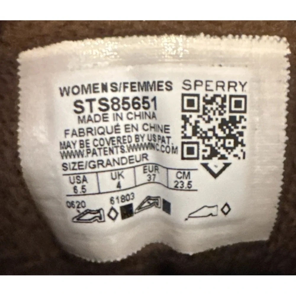 Sperry Duck Boots Womens‎ 6.5 Plaid Rubber Rain Boots Lace Up Waterproof Ankle
